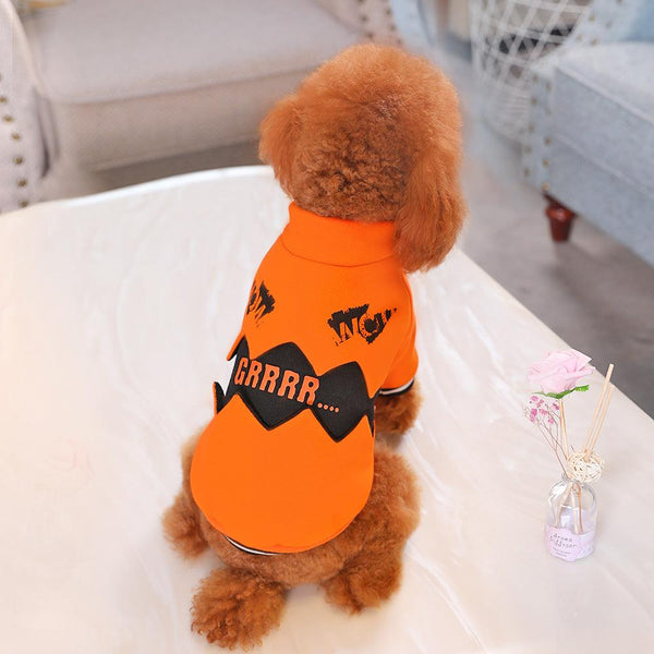 Halloween Pumpkin Dog Costume