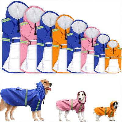 Waterproof Reflective Dog Raincoat
