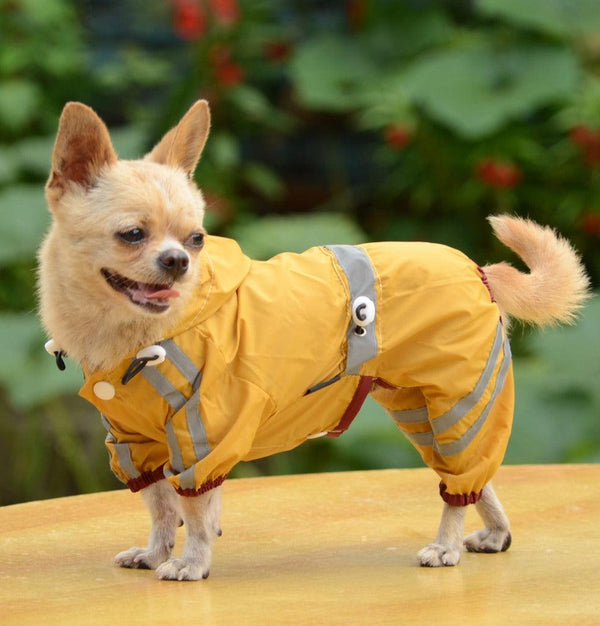 Waterproof Reflective Dog Raincoat