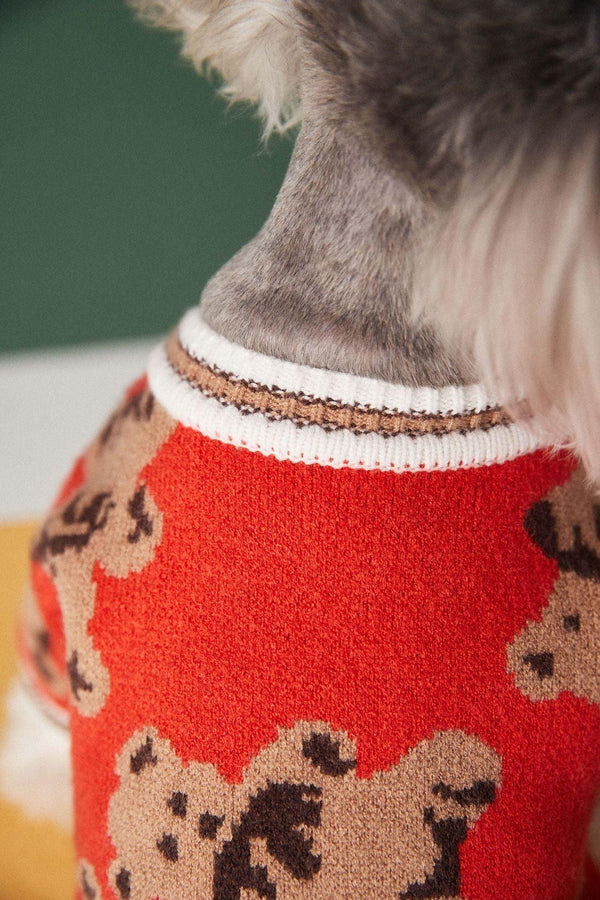 Preppy Paws Striped Pet Sweater