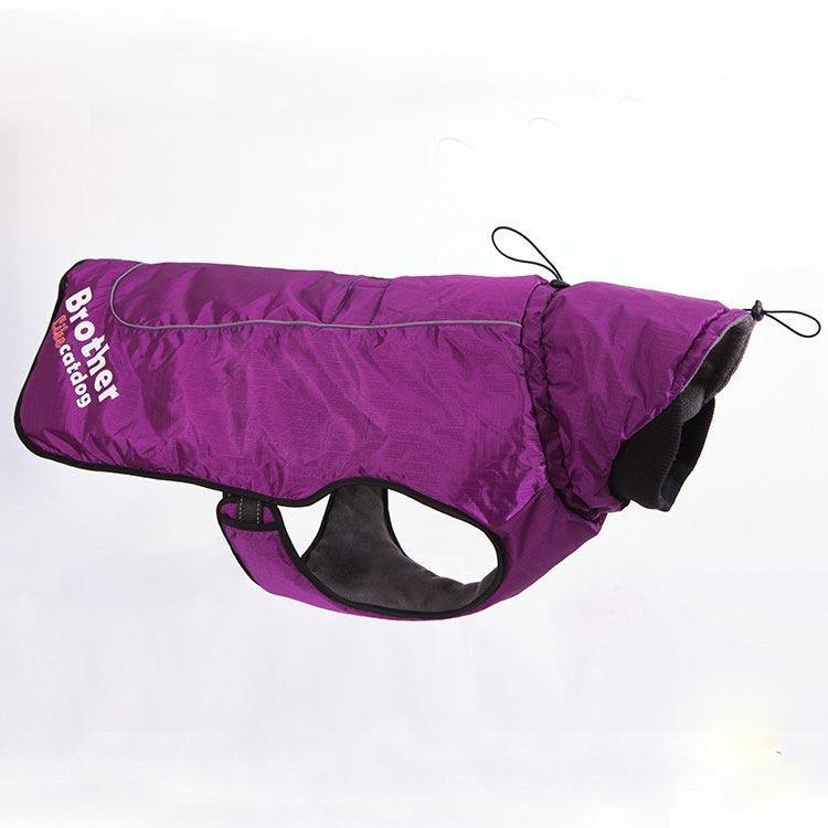 Reflective Nylon Dog Raincoat