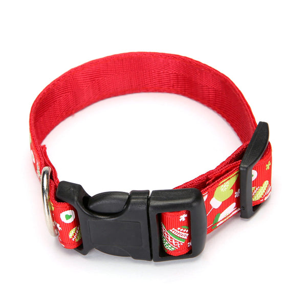 Polka Dot Polyester Dog Collar - view 4