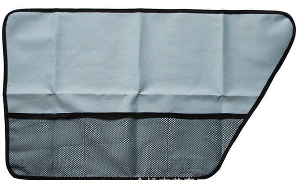 Car Pet Mat Side Door Protector - Anti-Scratch & Anti-Kick Oxford Cloth Protection Mat - Set Of 2 - view 3