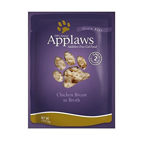 Applaws Chicken Breast in Broth Cat Food (12 × 2.47 oz)