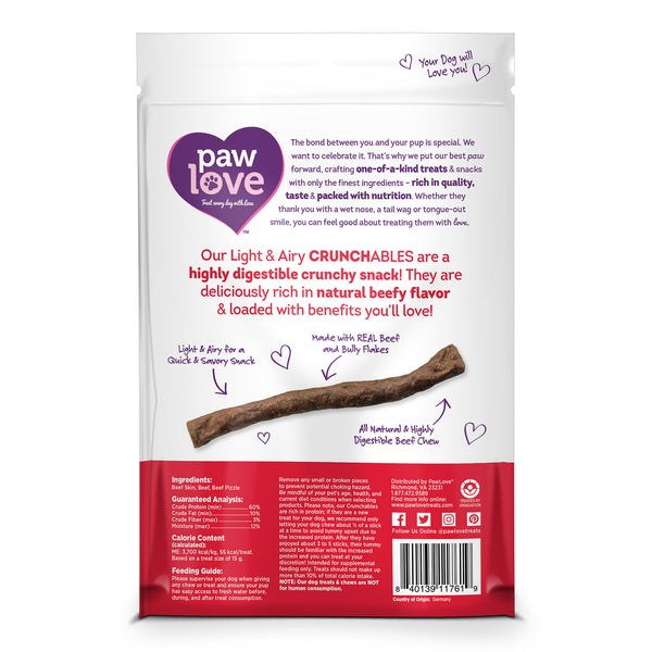 Paw Love 6" Bully Stick Dog Chews (6-Pack) - view 2