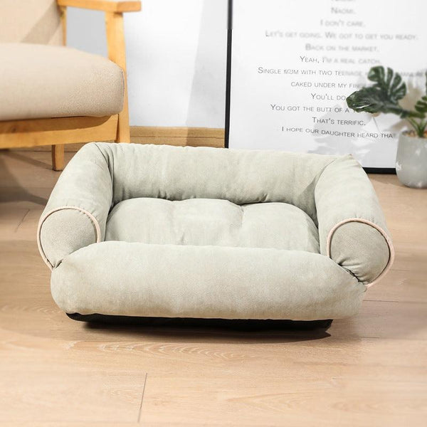 Luxury Plush Pet Sofa Bed - Cozy Haven For Dogs And Cats