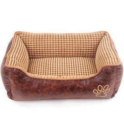 Luxury Suede Dog Bed Set