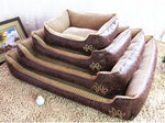 Luxury Suede Dog Bed Set