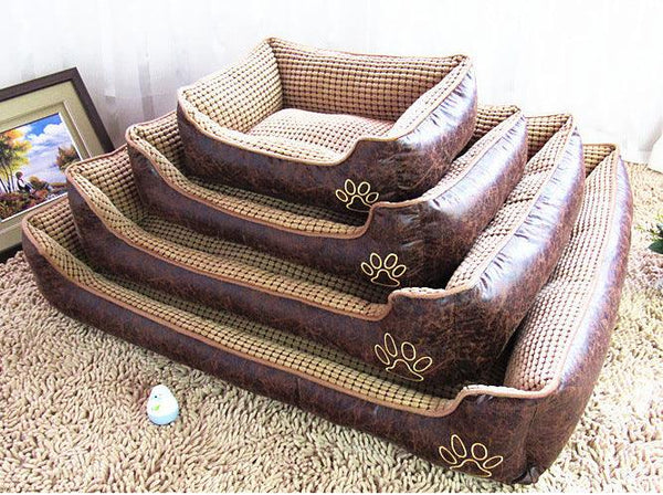 Luxury Suede Dog Bed Set