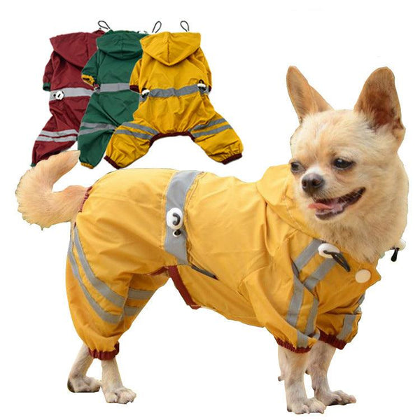 Waterproof Reflective Dog Raincoat