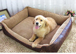 Luxury Suede Dog Bed Set
