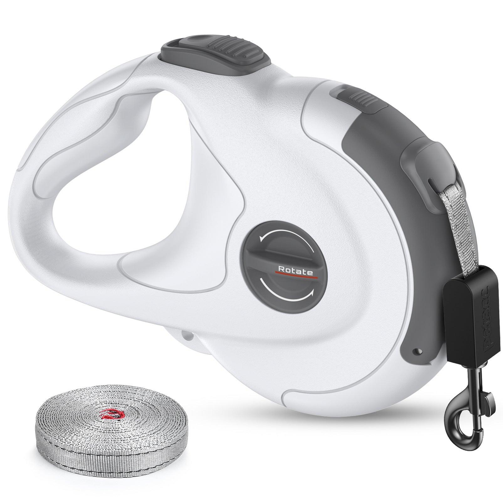 Reflective Retractable Dog Leash With Tractor Design-0