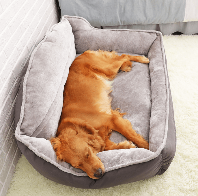 Luxury Plush Sofa Dog Bed
