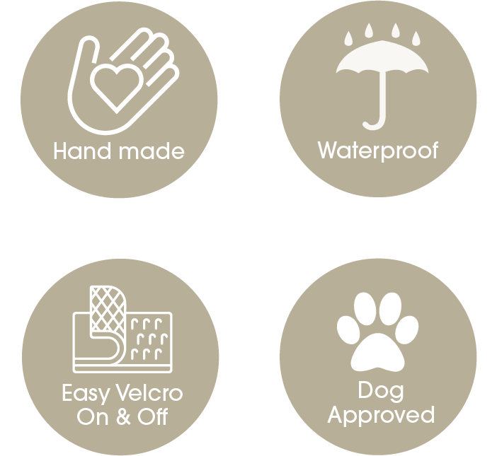 Coral Pink Dog Raincoat - Waterproof Trench Coat with Peachskin Lining & Built-in Leash Ring