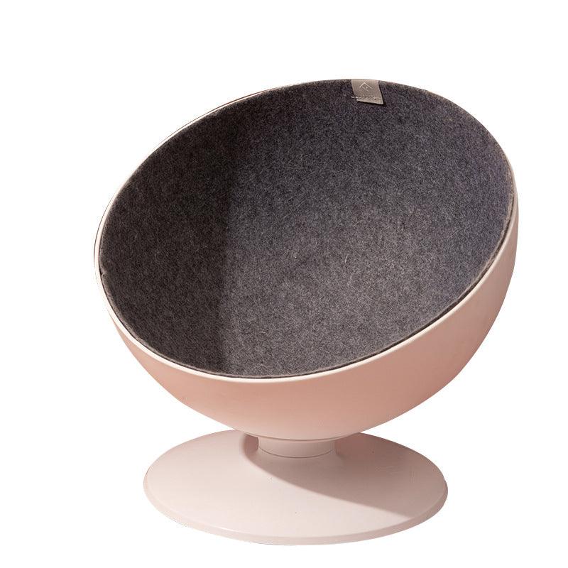 Luxury Elevated Cat Bed - Plush Raised Pet Lounge With Soft Cushion 40.8x38.6x37cm