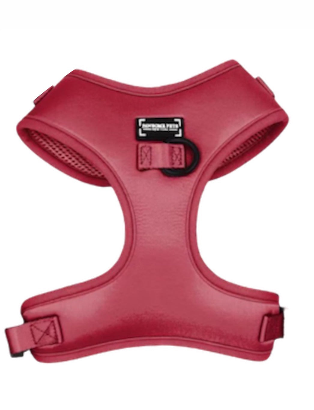 Luxury Red Silk Dog Harness Set - 5 Piece Matching Bundle with Collar, Leash & Bowtie for Small Dogs