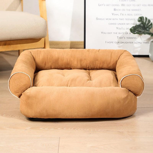 Luxury Plush Pet Sofa Bed - Cozy Haven For Dogs And Cats