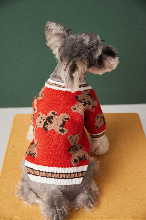 Preppy Paws Striped Pet Sweater