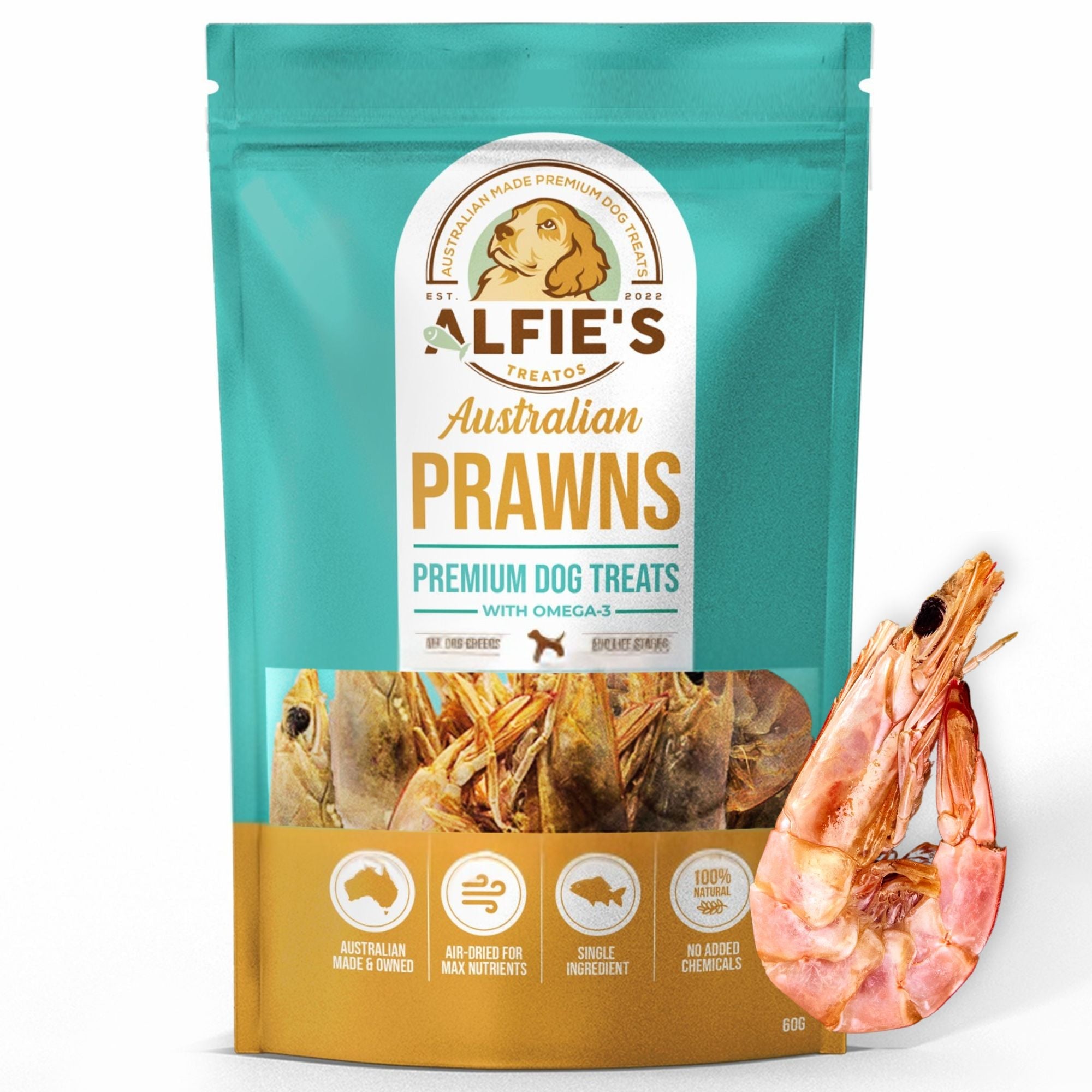 Wild-Caught Australian Jumbo Shrimp Dog Treats-0