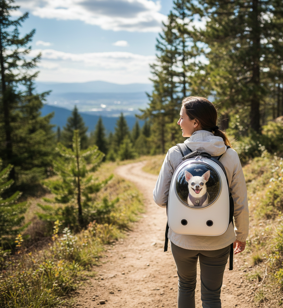Pet Carrier Backpack - Capsule Bubble Window Cat Dog Travel Carrier