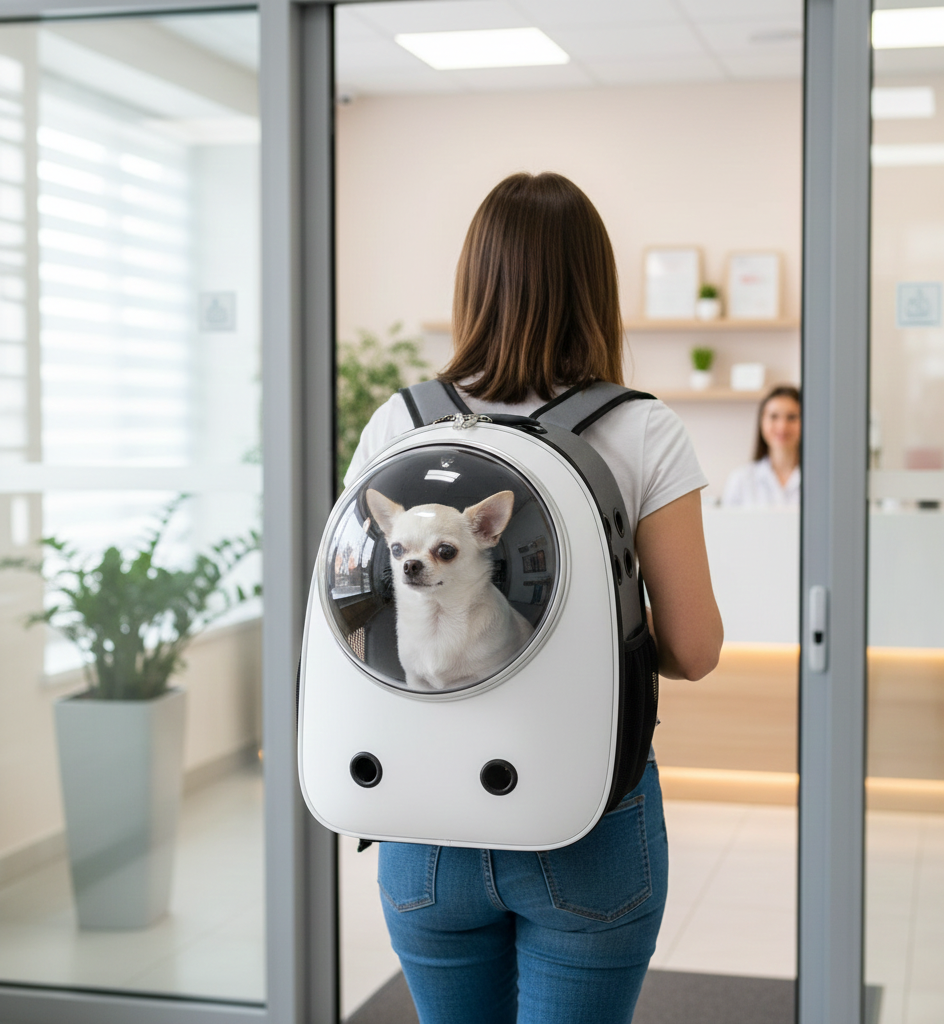 Pet Carrier Backpack - Capsule Bubble Window Cat Dog Travel Carrier