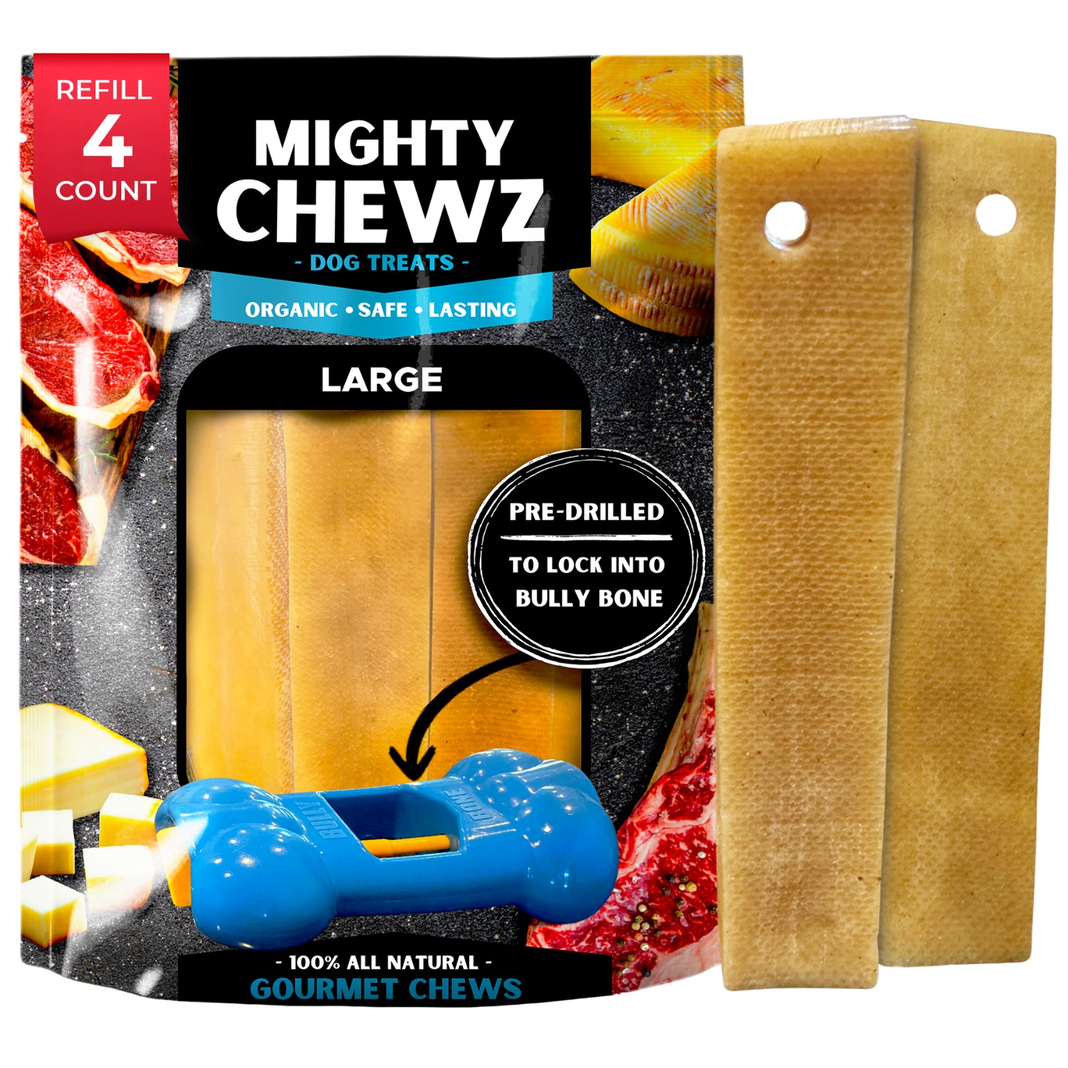 4 Pack Large Yak Cheese - Refill Pack-0