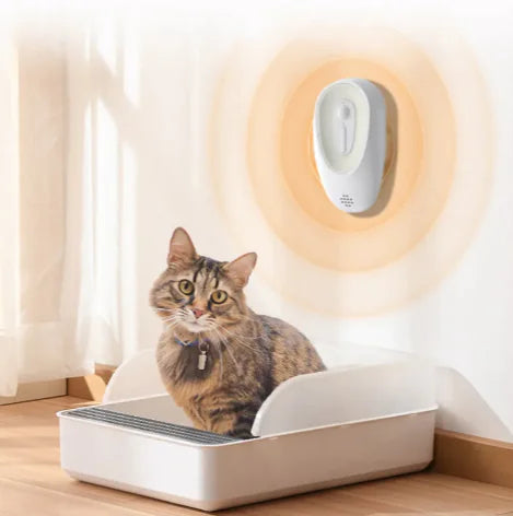 USB Rechargeable Pet Odor Eliminator - Advanced Air Purifier for Cat Litter Box & Pet Areas
