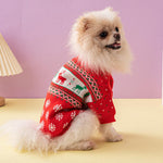 Holiday Knitted Dog Sweater