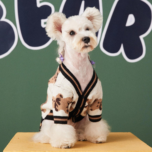 Preppy Paws Striped Pet Sweater