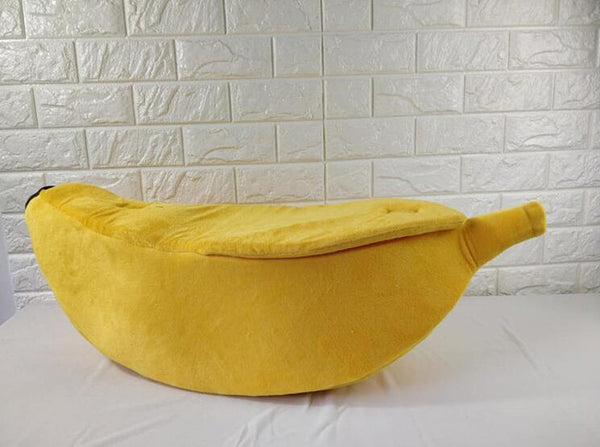 Cozy Banana Dog Bed
