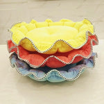 Cozy Pet Haven - Floral Bud Shape Dog Bed