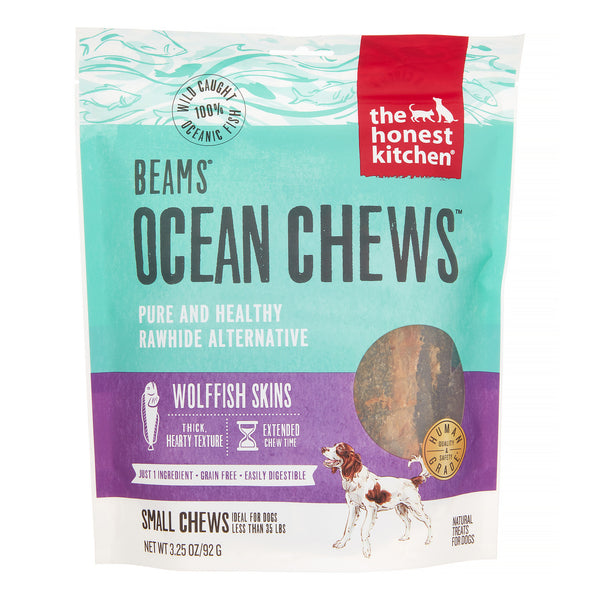 The Honest Kitchen Beams Wolffish Skins Ocean Chews — Small Dogs (6-Pack)