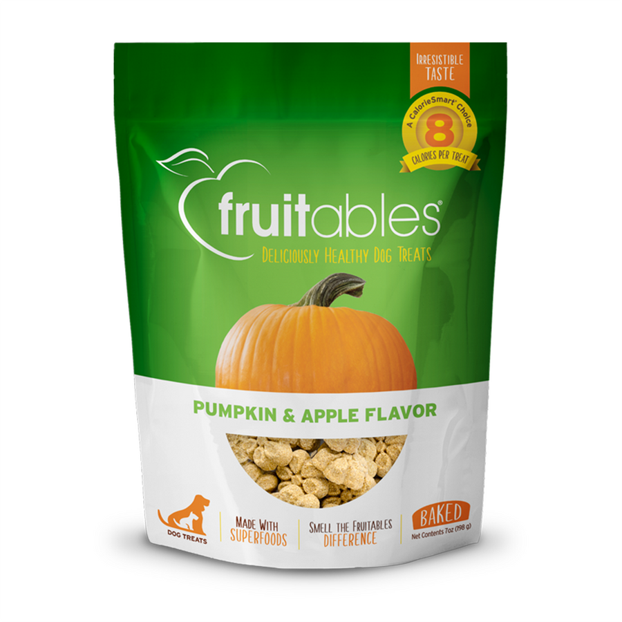 Fruitables Pumpkin & Apple Mix Dog Treats (8x7 Oz) - view 5