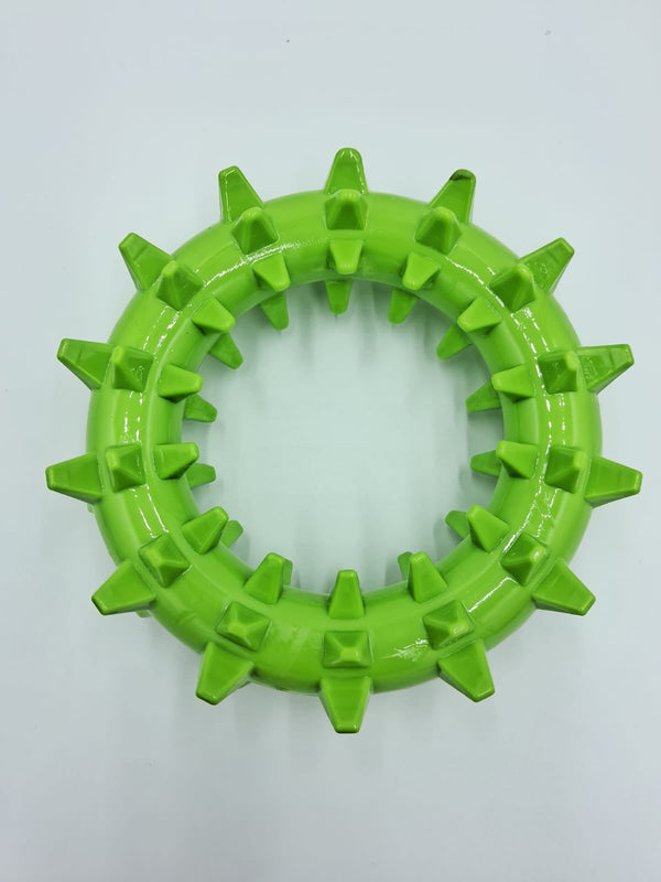 Spiked Rubber Dental Chew Wheel - view 5