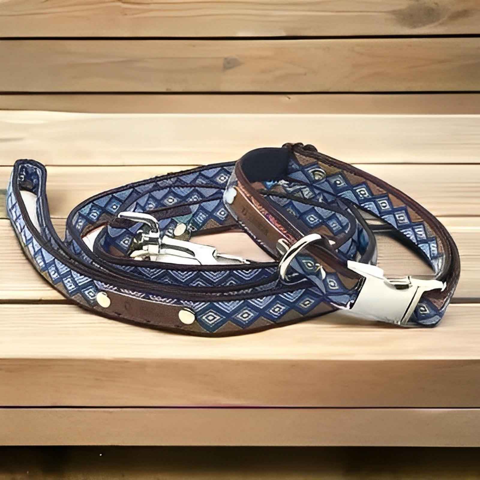 Finnigan's Bespoke Dog Collar Set for Classy Pups