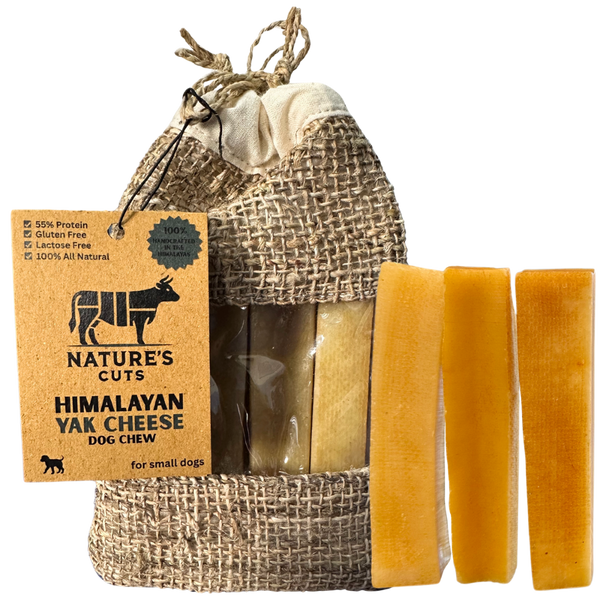 Small Yak Cheese (4 Pack) in Hand Woven Bag - view 2